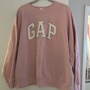 GAP Light Pink Crew Neck Sweater